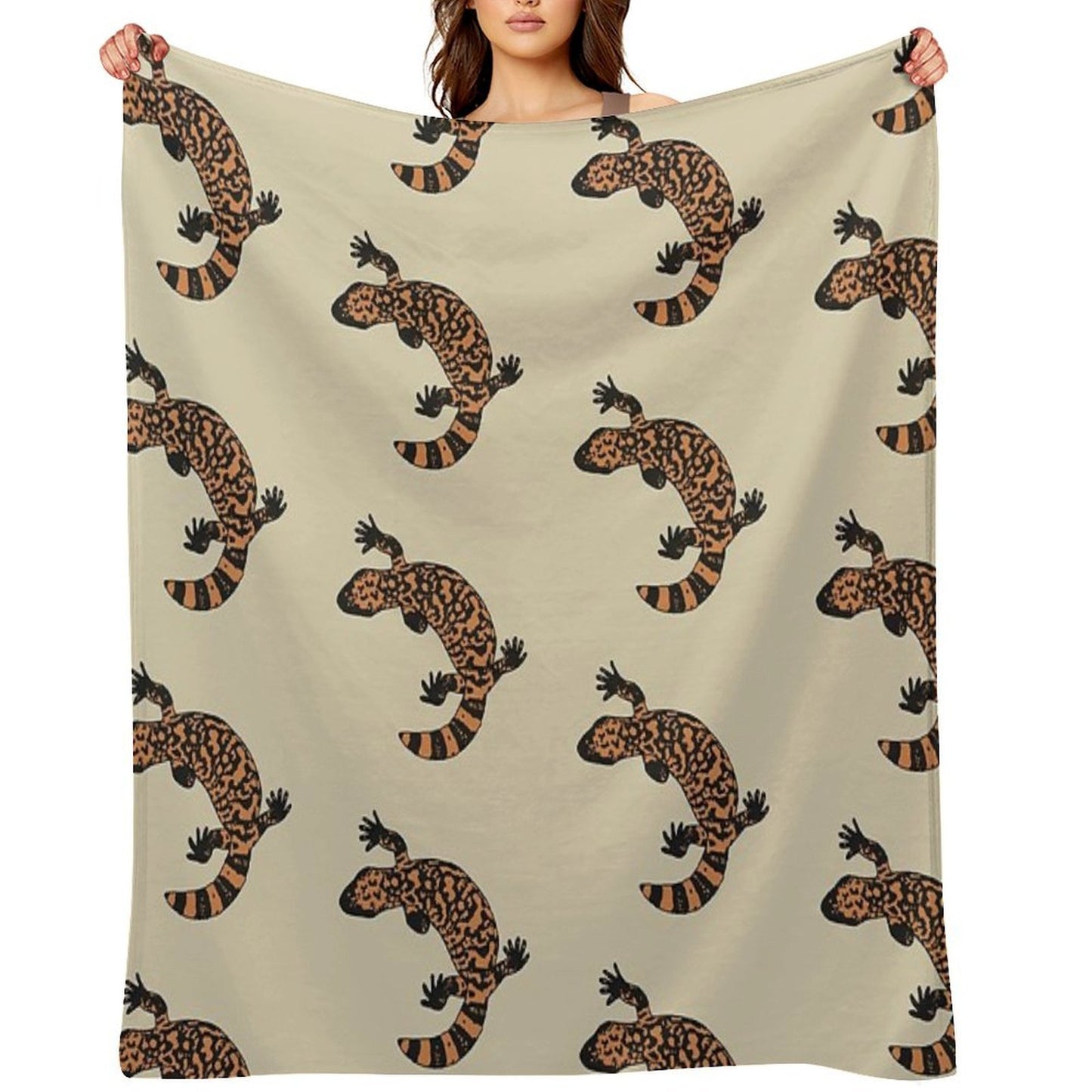 Gila Monster Throw Blanket