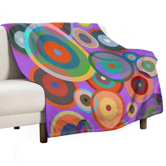 Kandinsky #4 Throw Blanket
