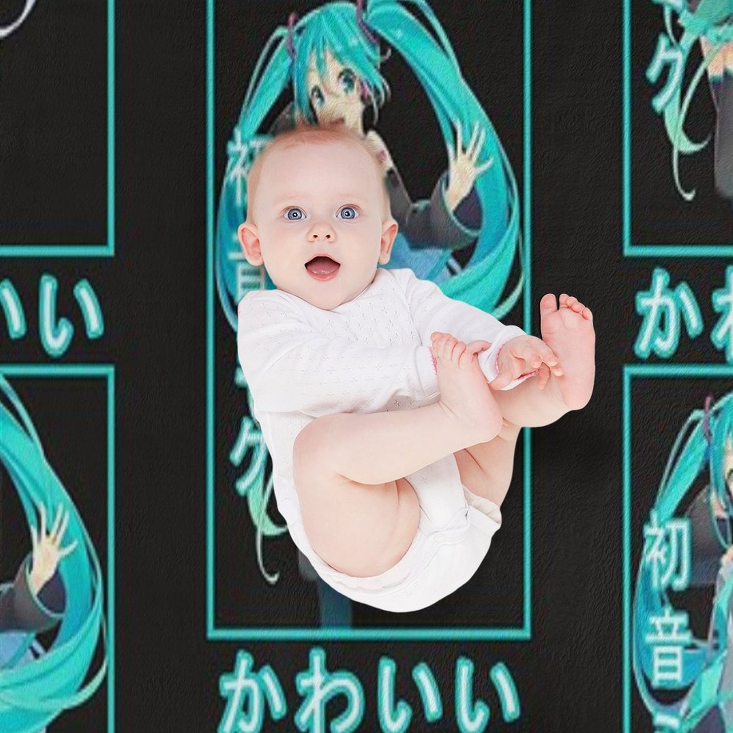 Hatsune Miku Classic Throw Blanket