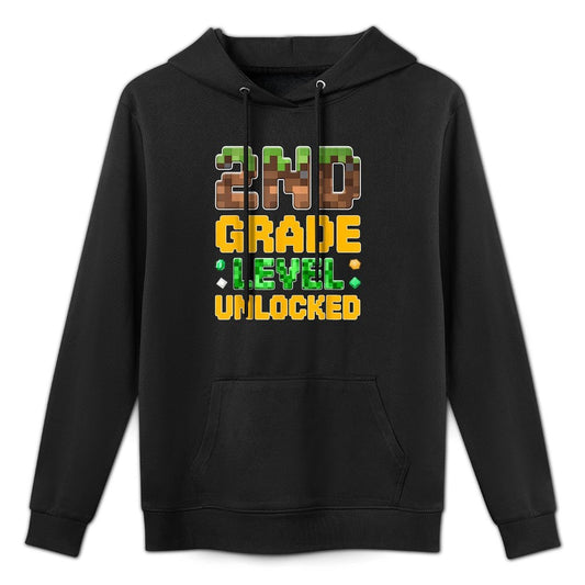 Back to School 2nd Grade Boys Gamer First Day Second Grade Easy Care Hoodie