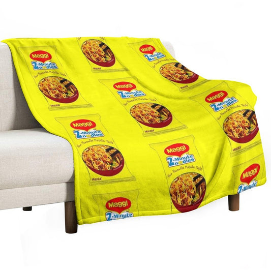 Maggi Noodles Throw Blanket