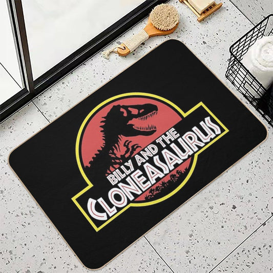 Billy And The Cloneasaurus Bath Mat
