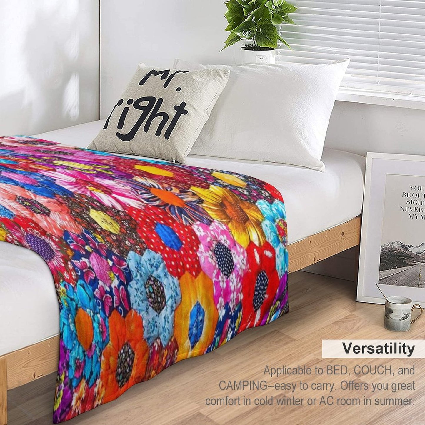 Patchwork Throw Blanket