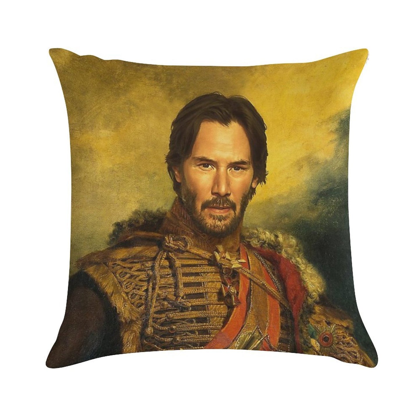 Keanu Reeves - Replaceface Soft Skin-Friendly Throw Pillow