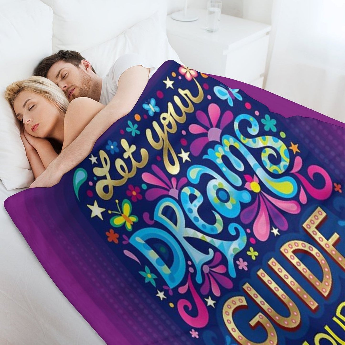 Let Your Dreams Guide Your Way Throw Blanket