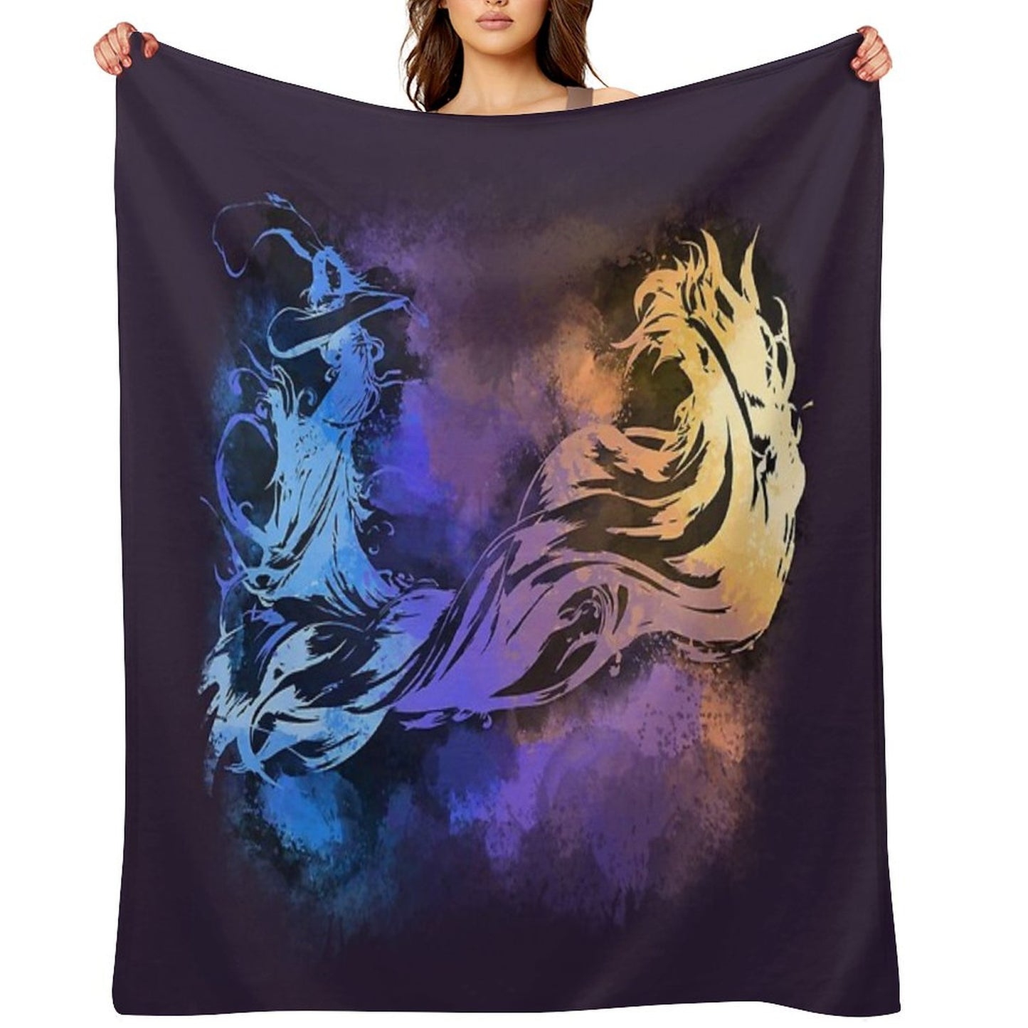 Final Fantasy X Logo Throw Blanket