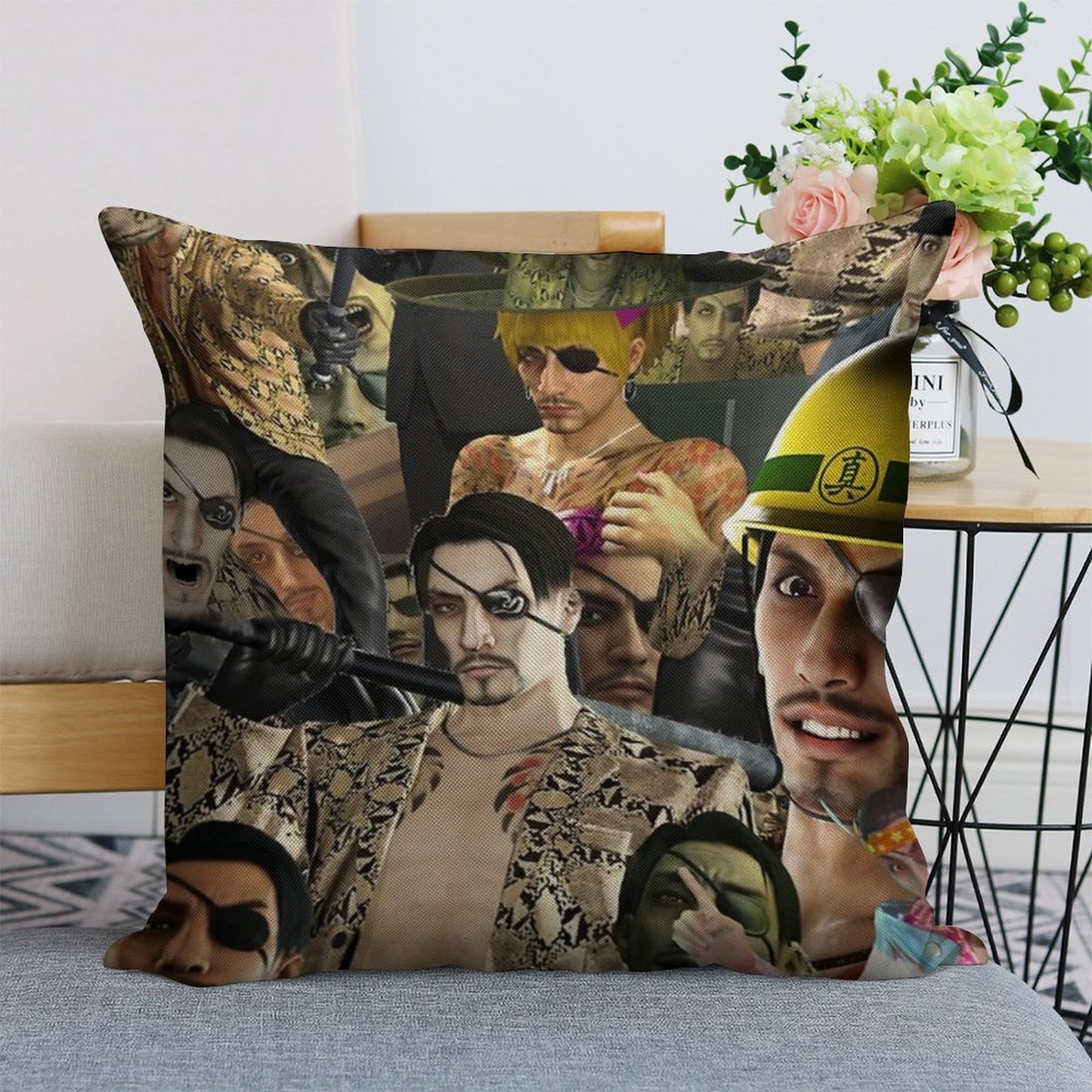 Majima Everywhere Linen Throw Pillow Cover