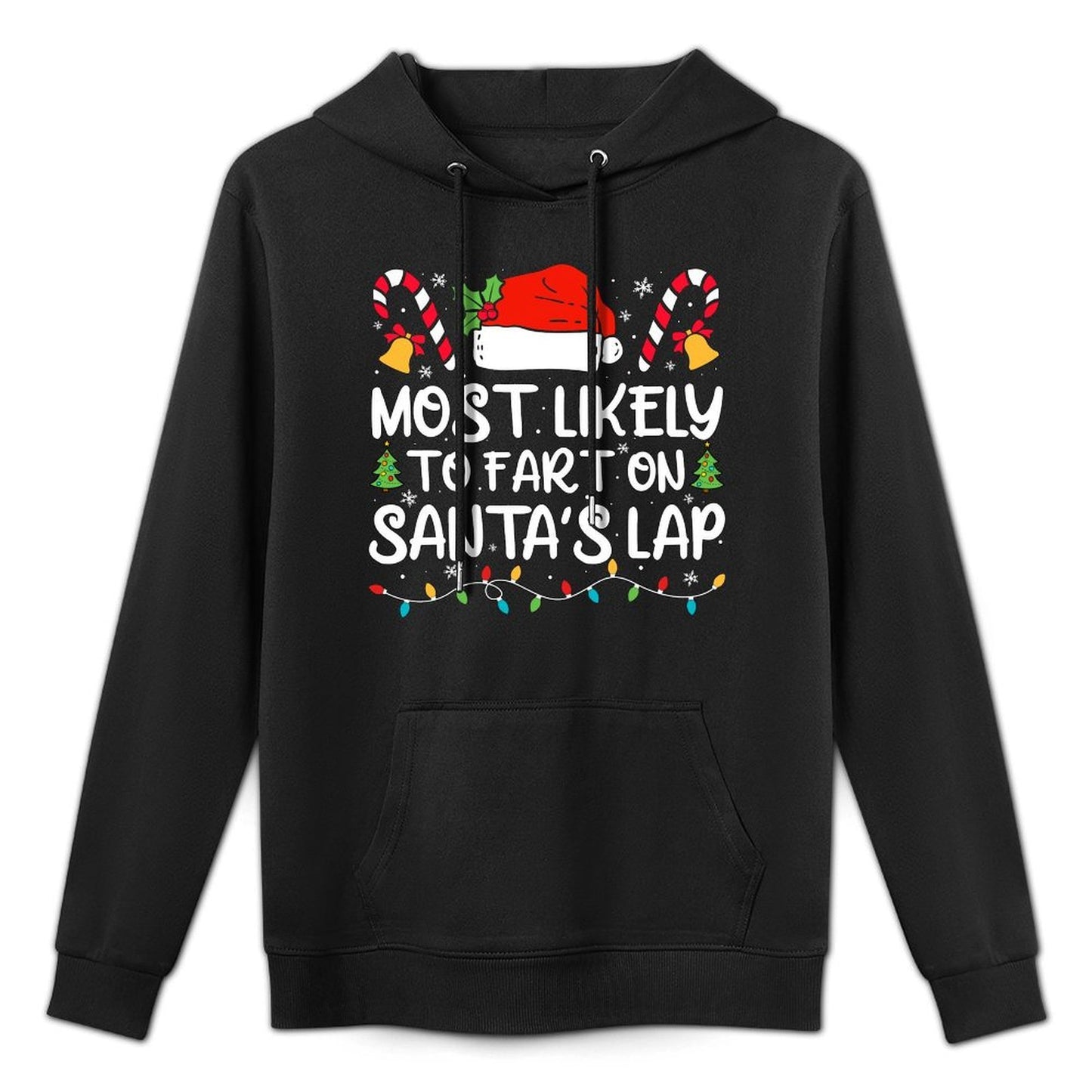 Most Likely To Fart On Santas Lap Family Matching Christmas Unisex Design Hoodie