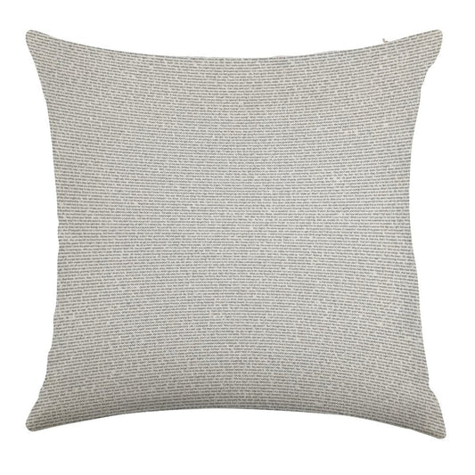 Entire Shrek Script Linen Throw Pillow Cover