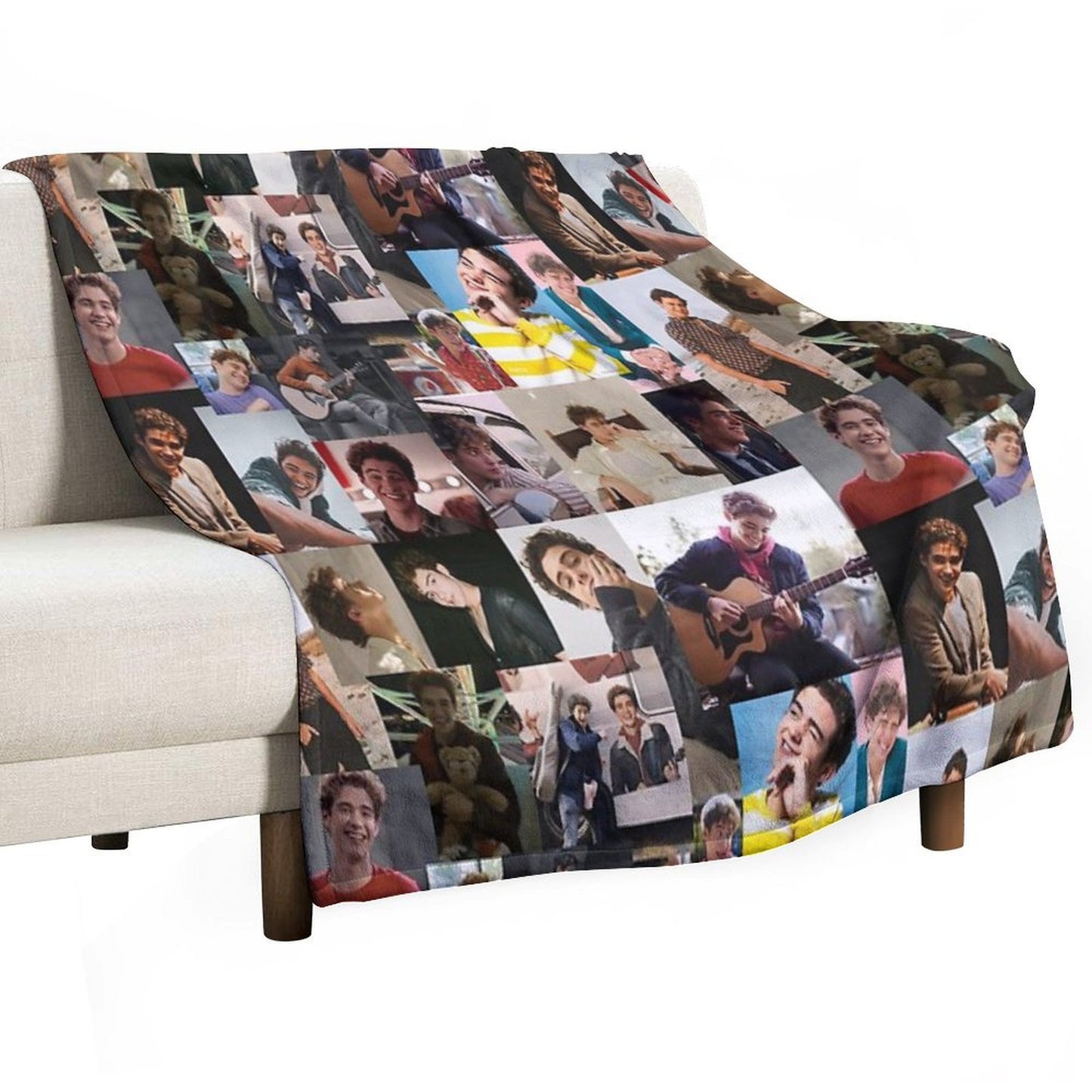 Joshua Bassett Collage Throw Blanket