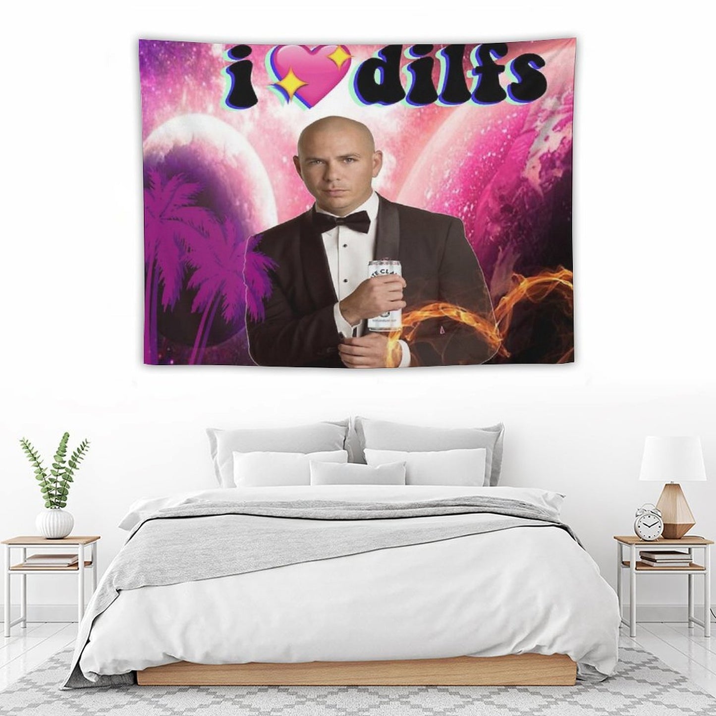 I Love Dilfs Tapestry
