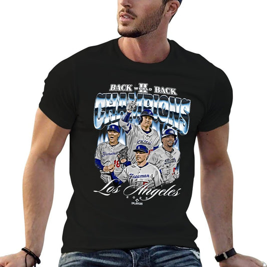 2025 Back to Back World Champions Los Angeles D LA Series Classic T-Shirt