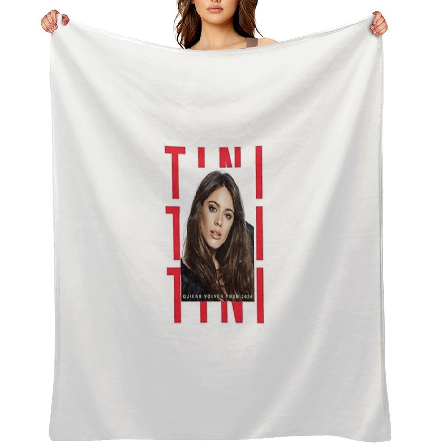 Tini - Quiero Volver Tour Merch Throw Blanket