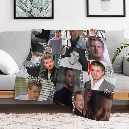 Mark Sloan Collage Throw Blanket