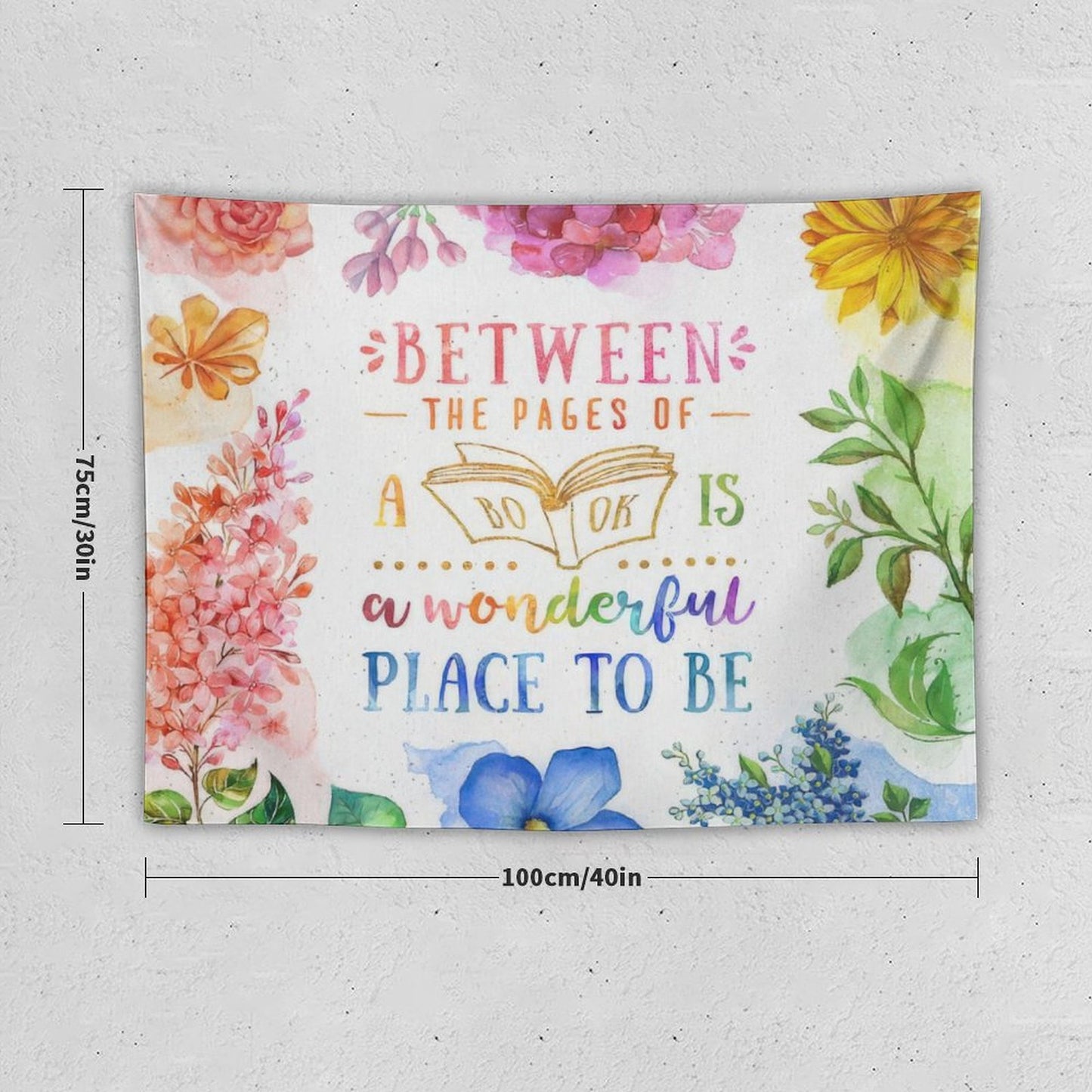 Between The Pages Tapestry