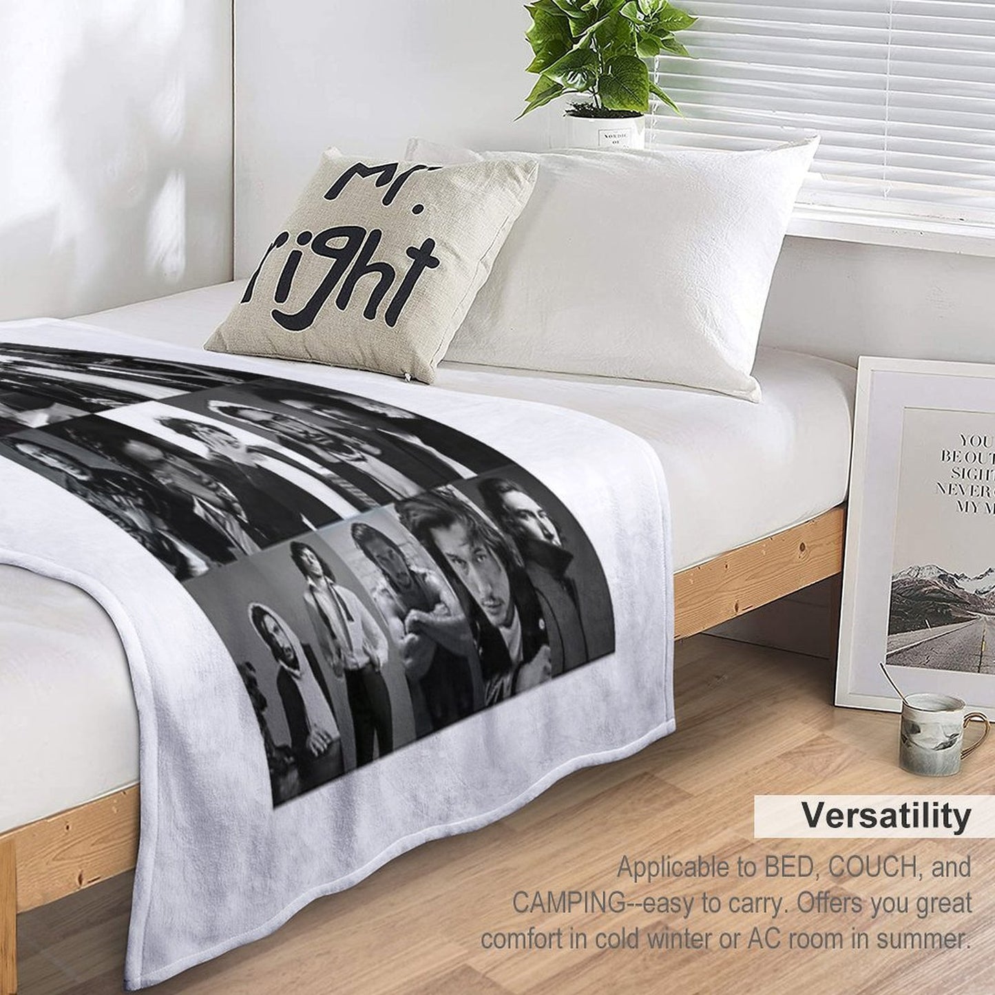 Gift For Men Adam Special Present Driver Collage Vintage Photograp Throw Blanket