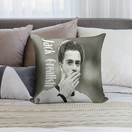 Jack Grealish Soft Durable Construction Throw Pillow