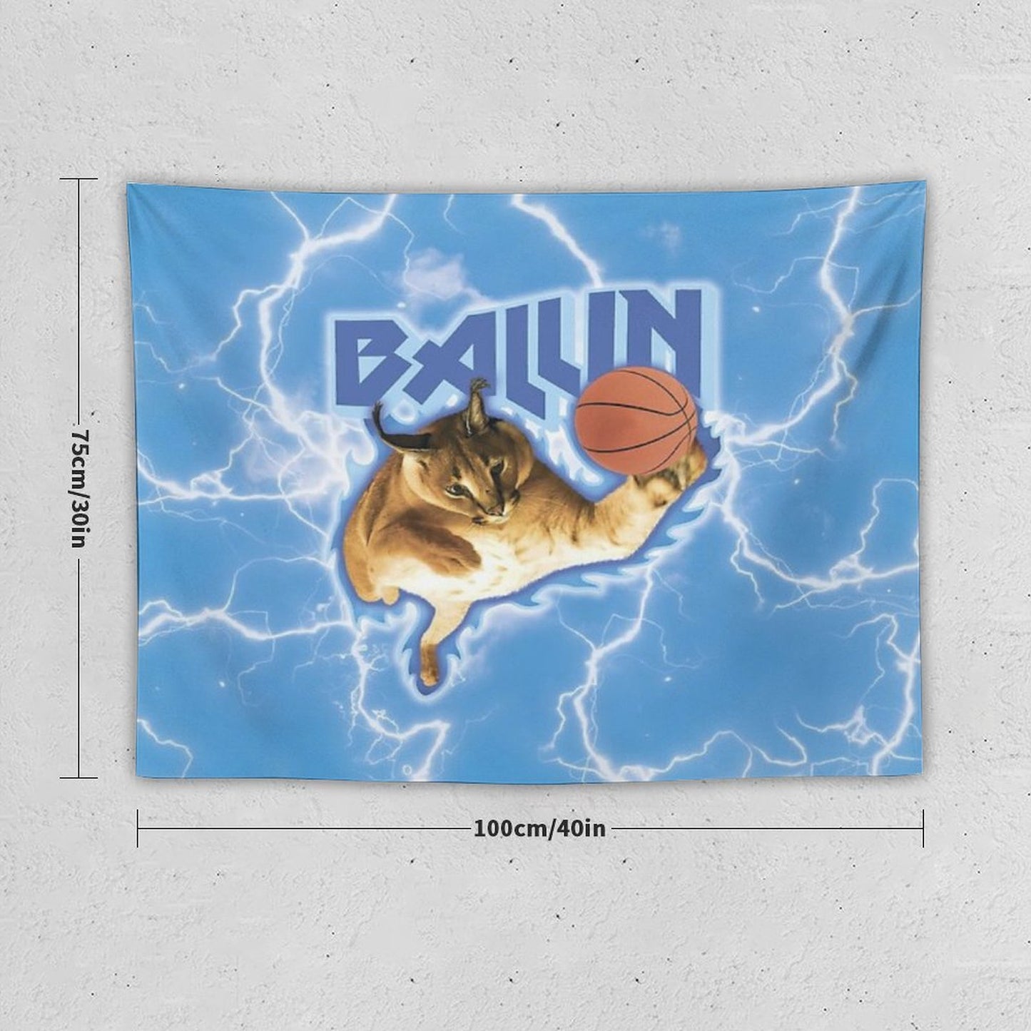 BIG FLOPPA BALLING FLAG Tapestry
