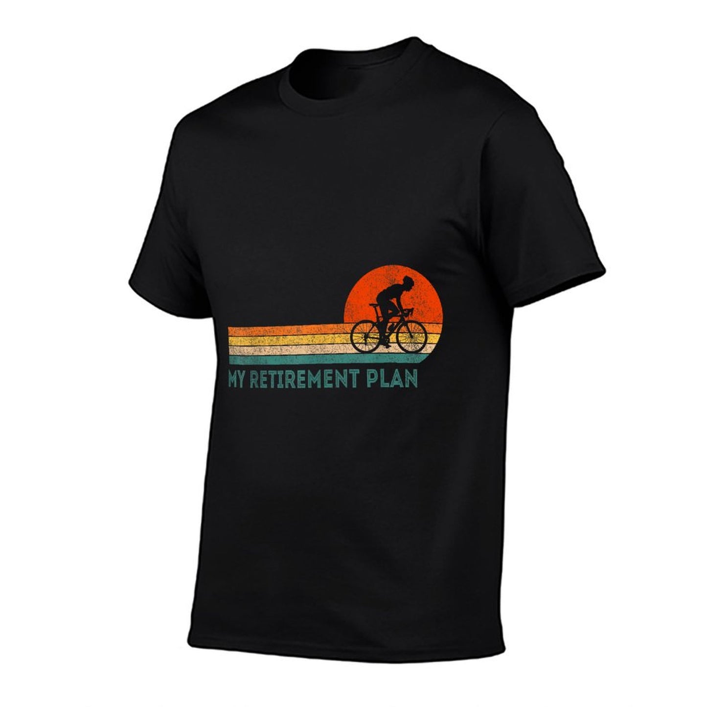 My Retirement Plan Bicycle Cycling Cyclist Retro T-Shirt