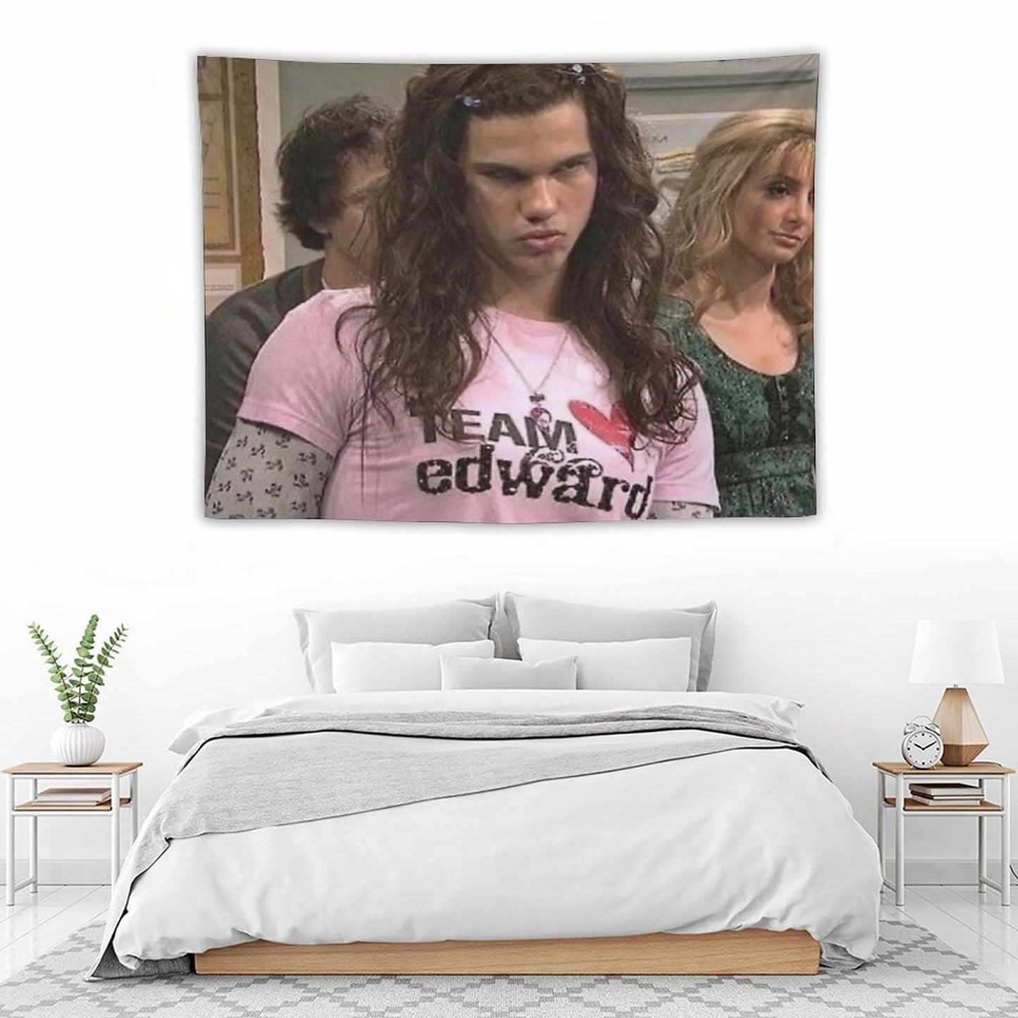 Team Edward-- Jacob Tapestry