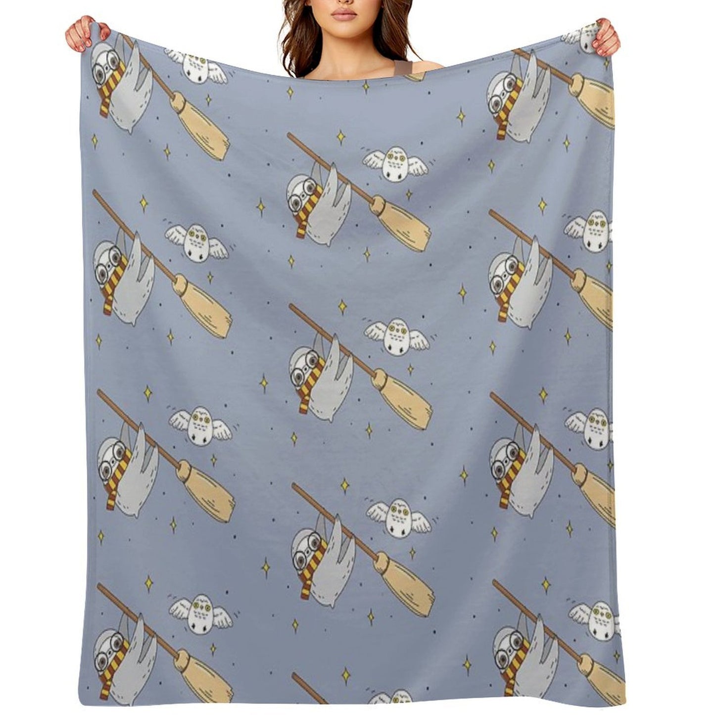 Harry The Sloth Throw Blanket
