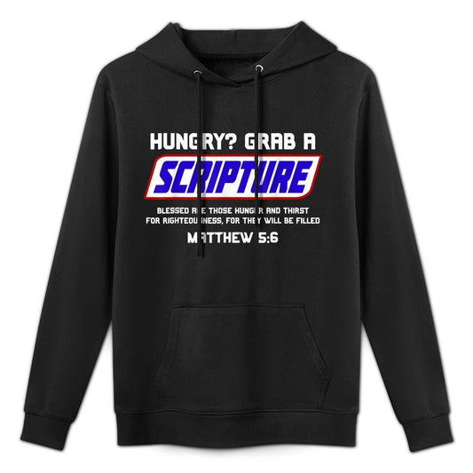 Funny Scripture Gifts, Bible Verse, Famous Scriptures, Quote Cotton-Polyester Blend Hoodie