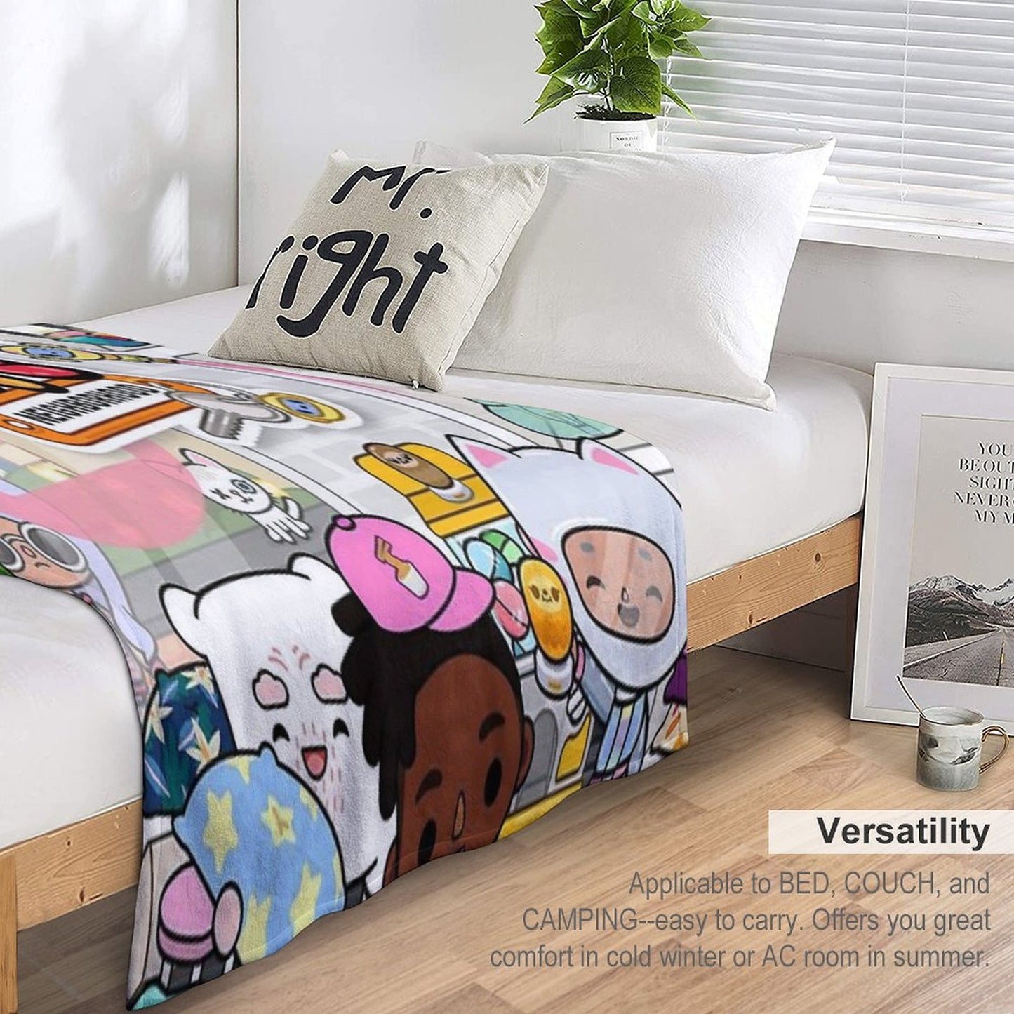 Toca Boca Life Throw Blanket