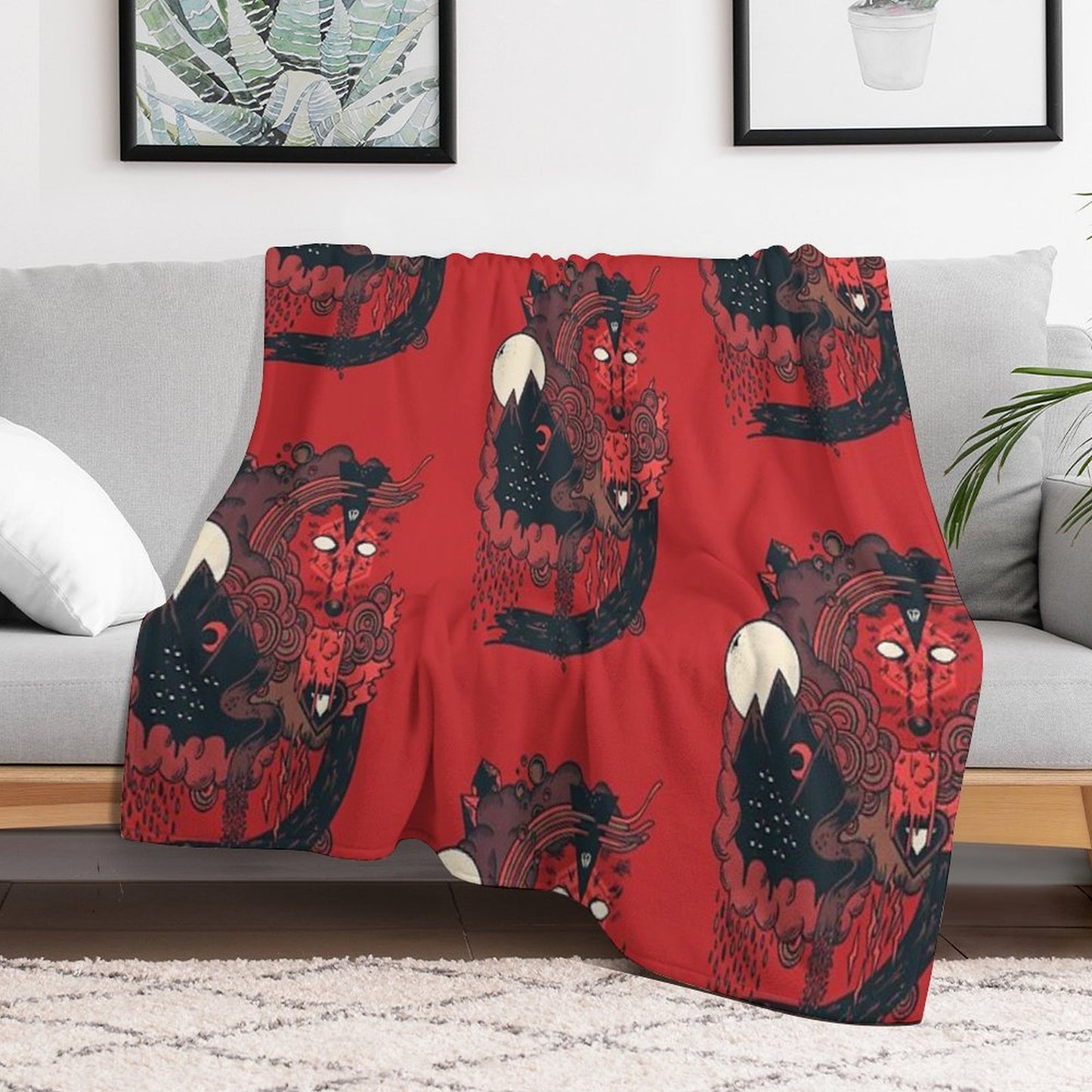 Leader of The Pack Throw Blanket