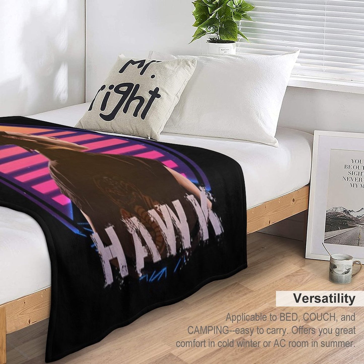 Hawk Shirt Throw Blanket