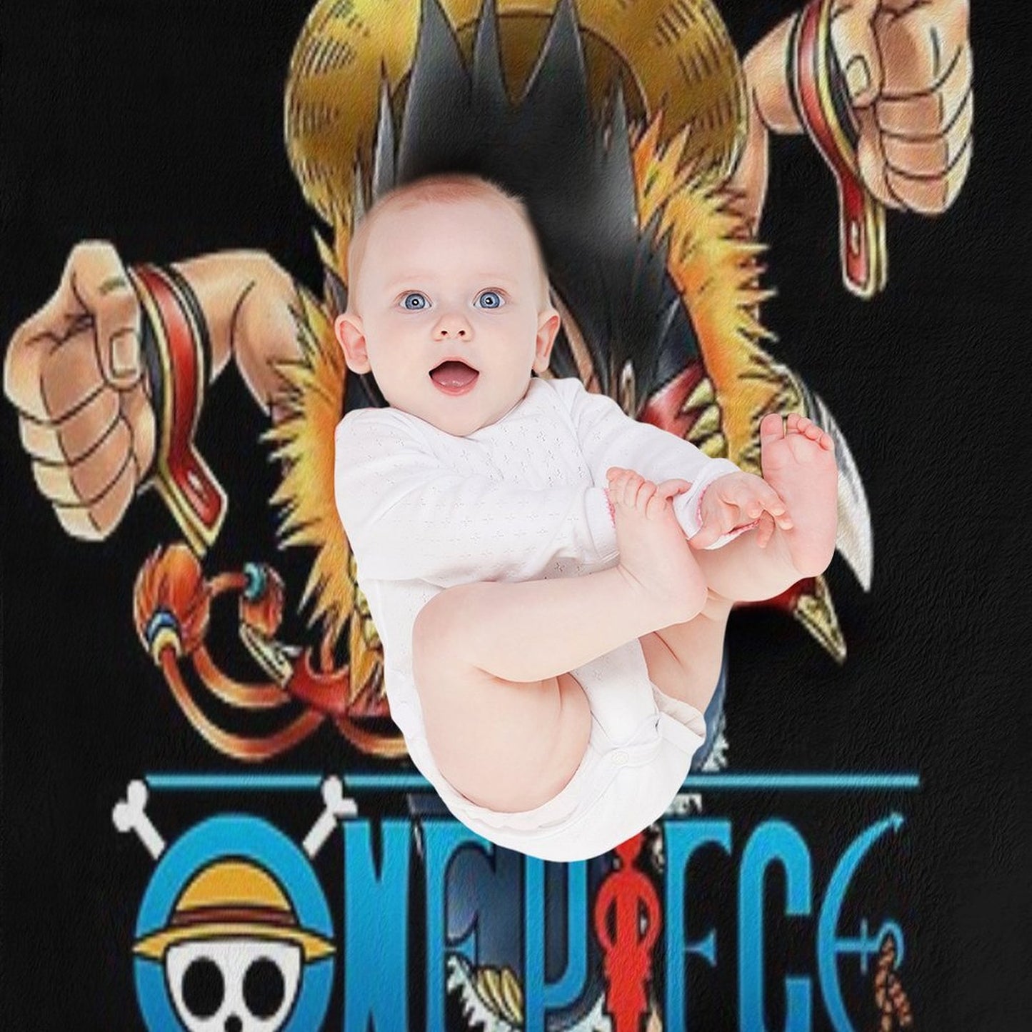 One Piece Logo Throw Blanket