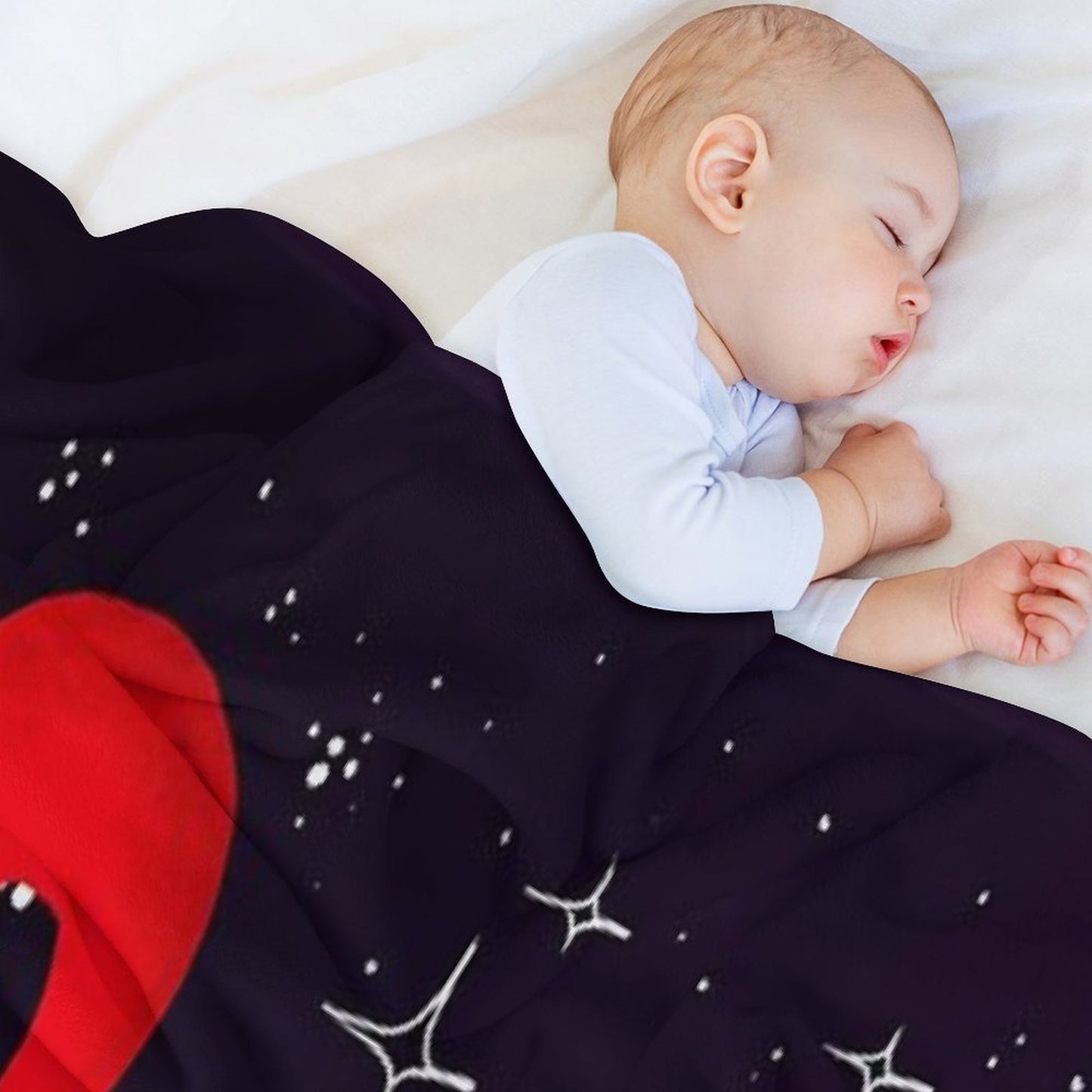 Space Foxes Throw Blanket