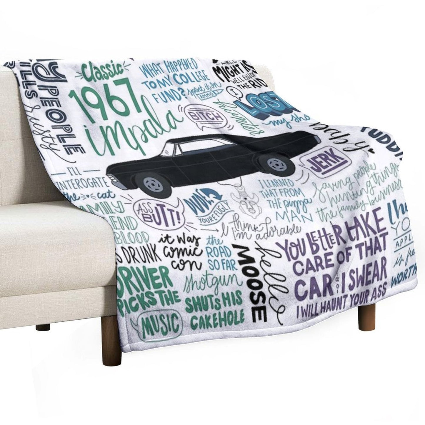 Supernatural Throw Blanket