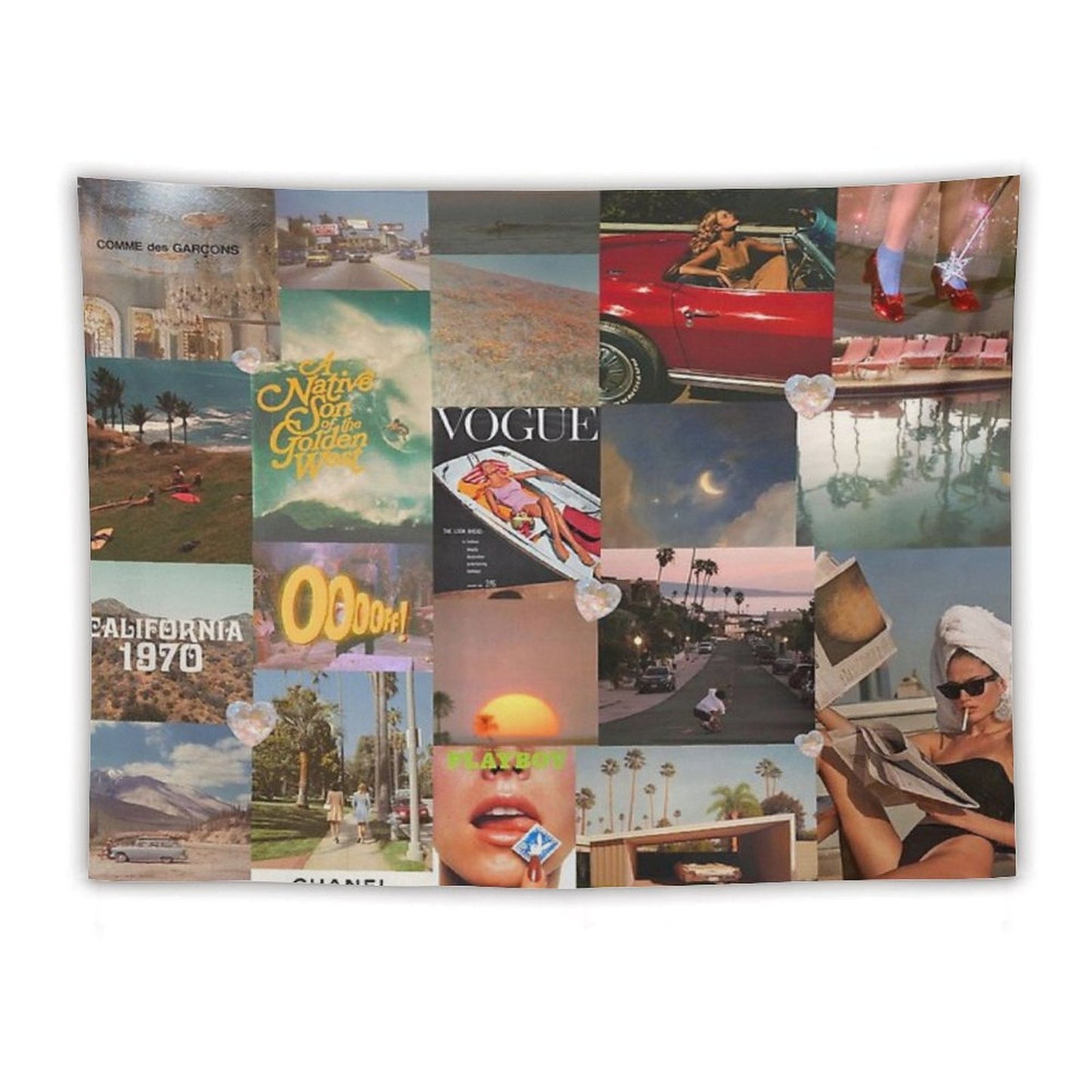 Summer Dream Collage Tapestry
