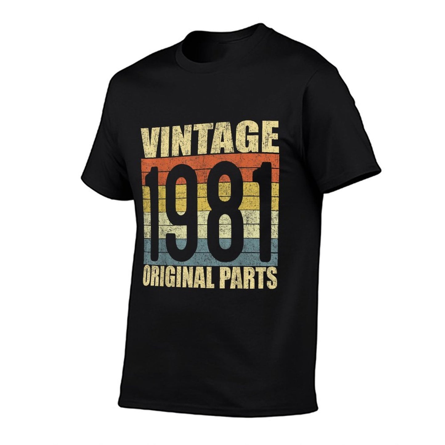 Vintage 1981 40th Birthday Gift Men Women 40 Years Old Trendy Pattern T-Shirt
