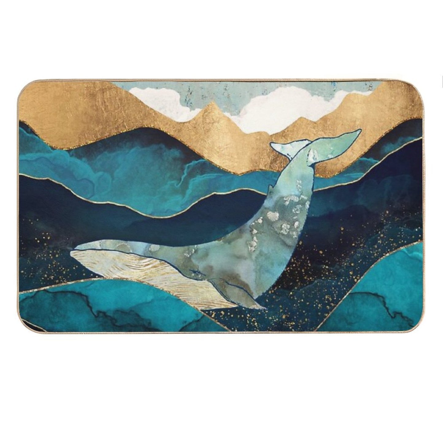 Blue Whale Bath Mat
