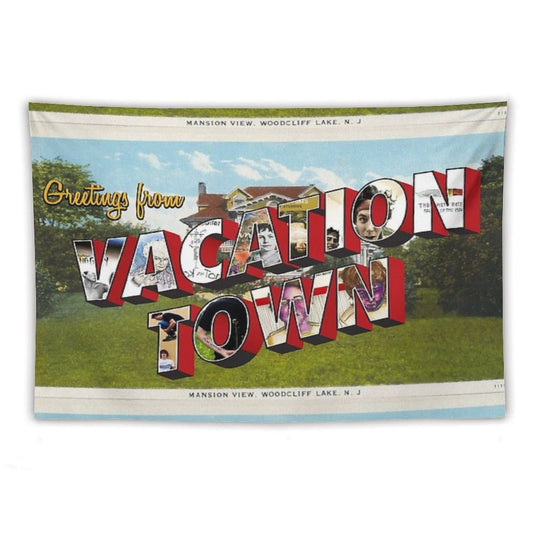 Vacation Town Postcard (TFB) Tapestry