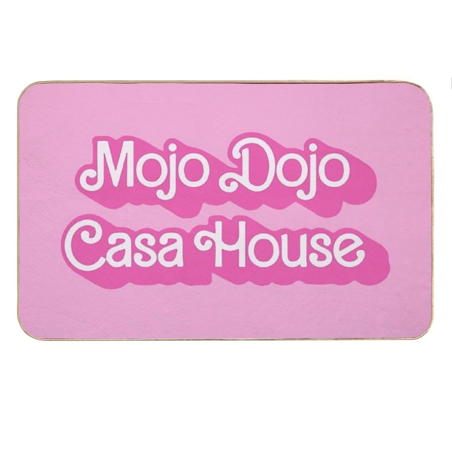 Pink Mojo Dojo Bath Mat