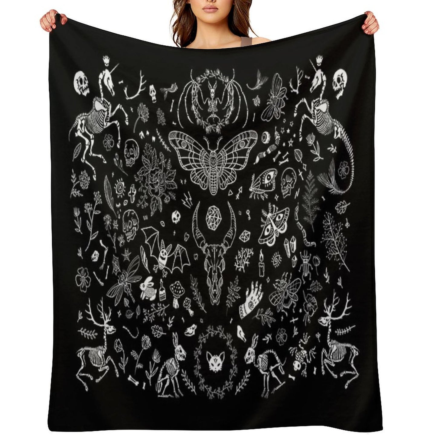 Gothic Tapestry Throw Blanket