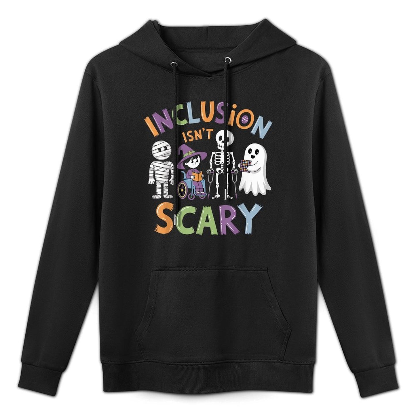 Funny Inclusion Isnt Scary Halloween Sarcastic Disability Moisture-Wicking Hoodie