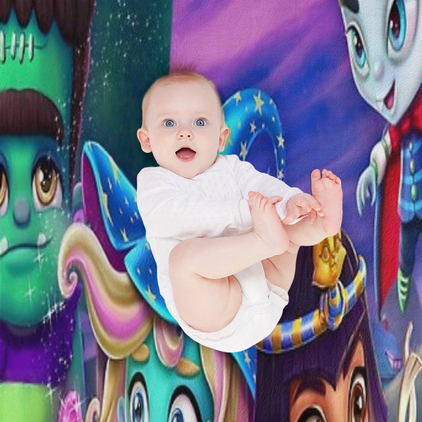 Super Monsters Throw Blanket