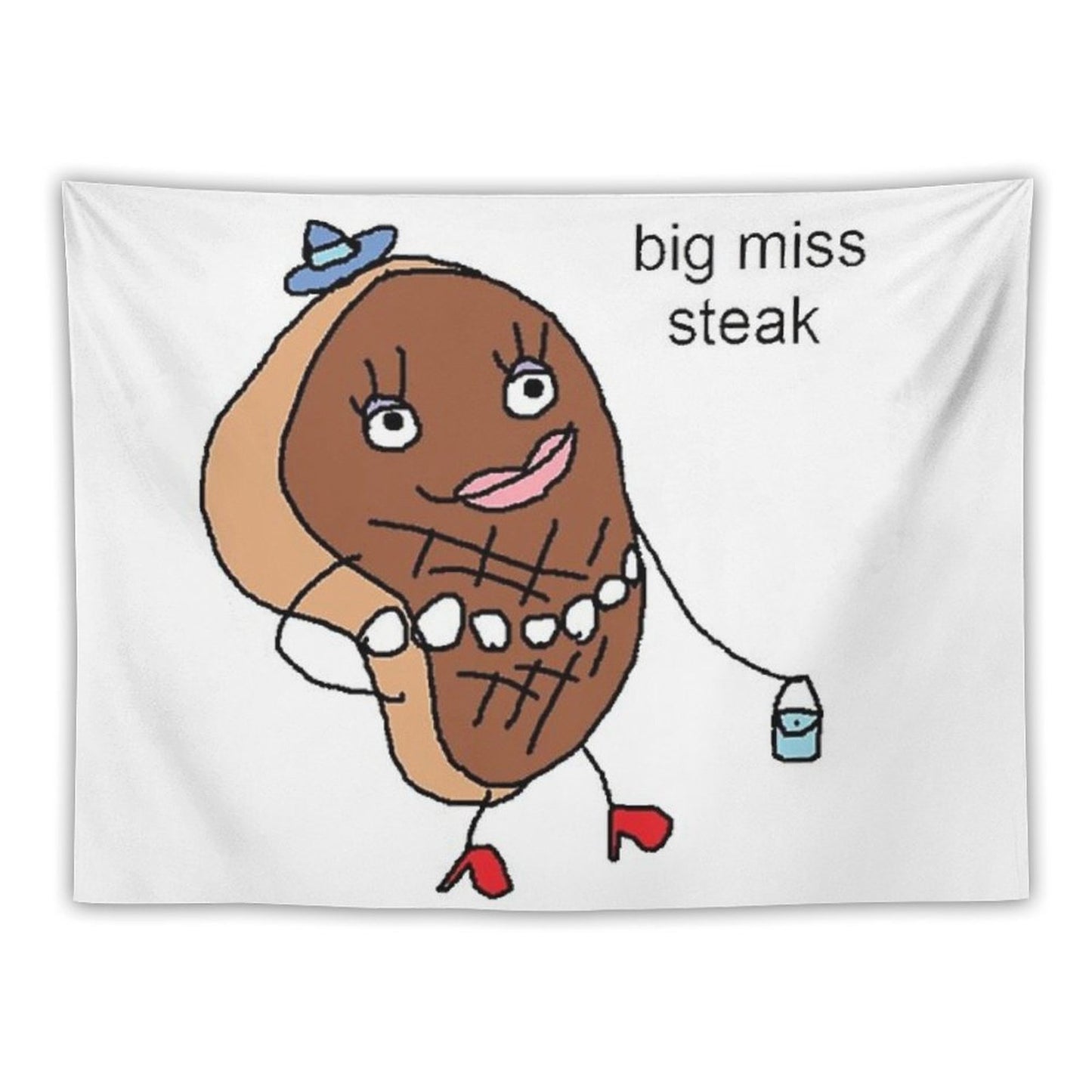 Big Miss Steak Tapestry