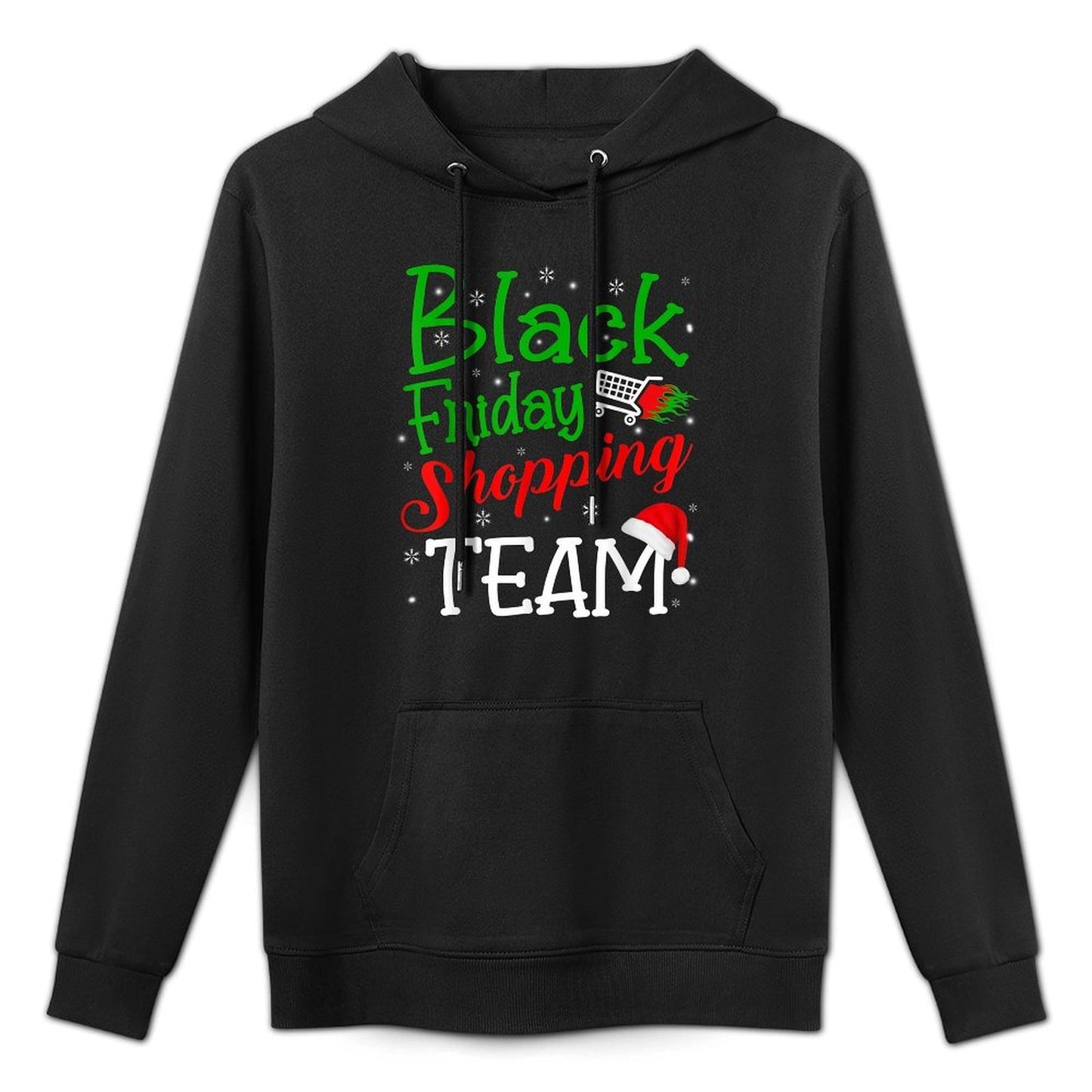 Friday Shopping Team Christmas Black Shopping Family Group Moisture-Wicking Hoodie