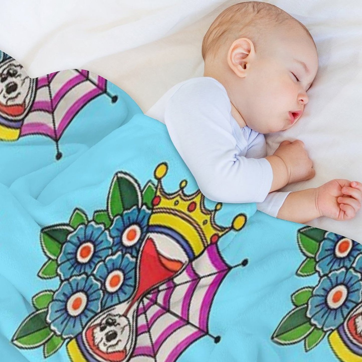 Time Is King Throw Blanket