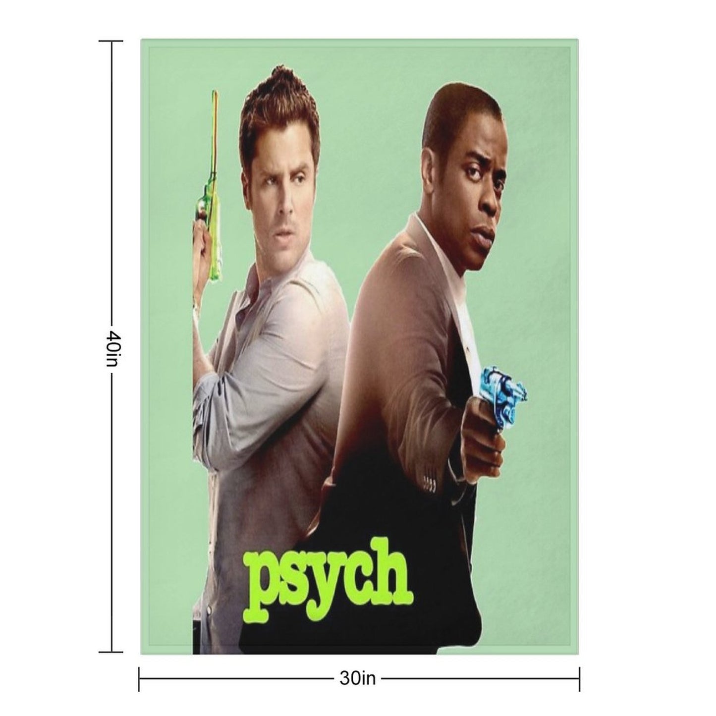 Psych Design Throw Blanket