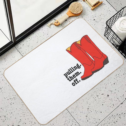 Ted’s Cowboy Boots from How I Met Your Mother Repositionable Bath Mat