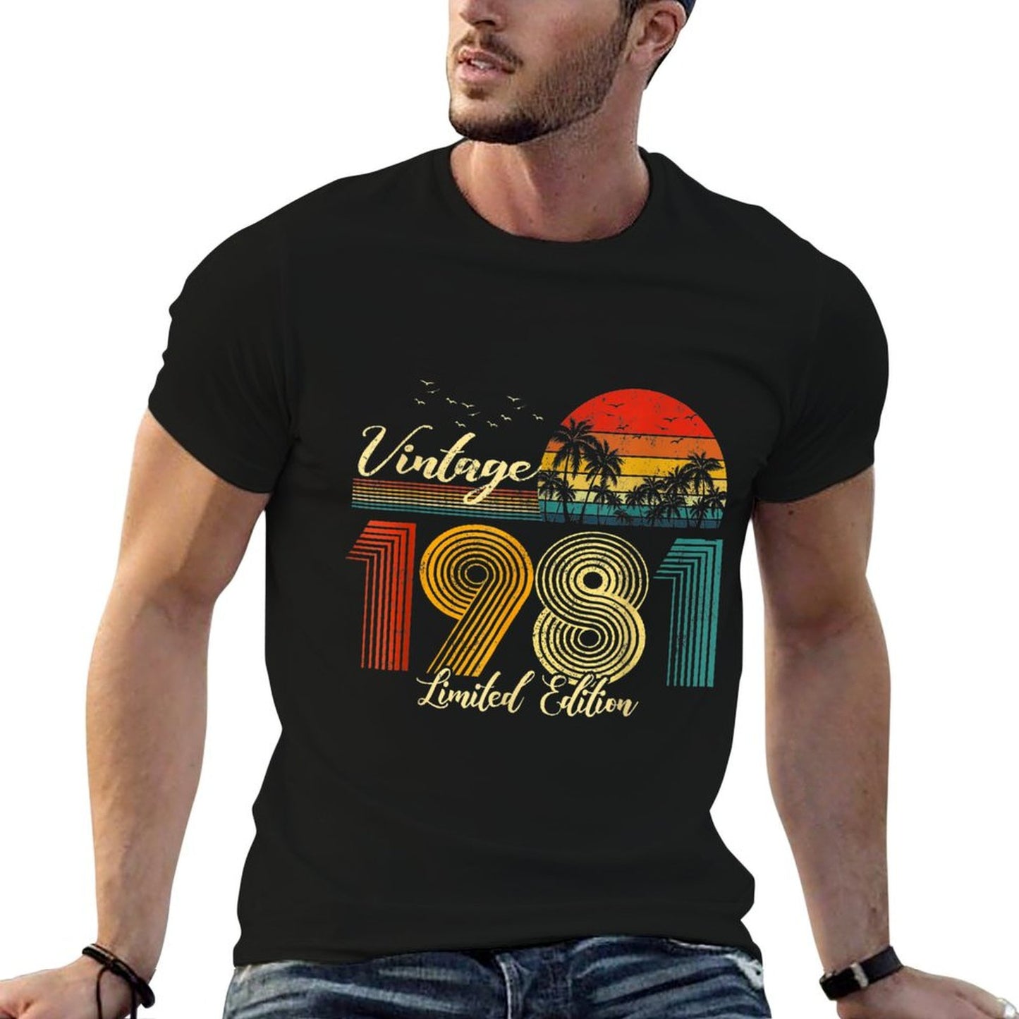 Vintage 1981 Limited Edition Men Women - 42 Birthday T-Shirt