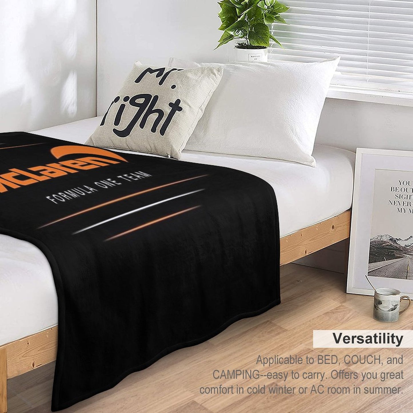 British Motor Racing Team Throw Blanket