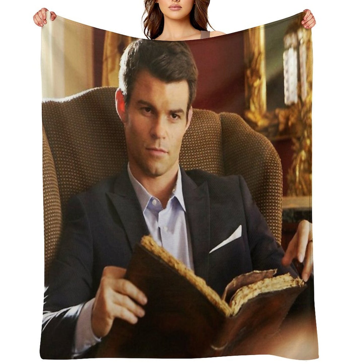 Elijah Mikaelson Throw Blanket