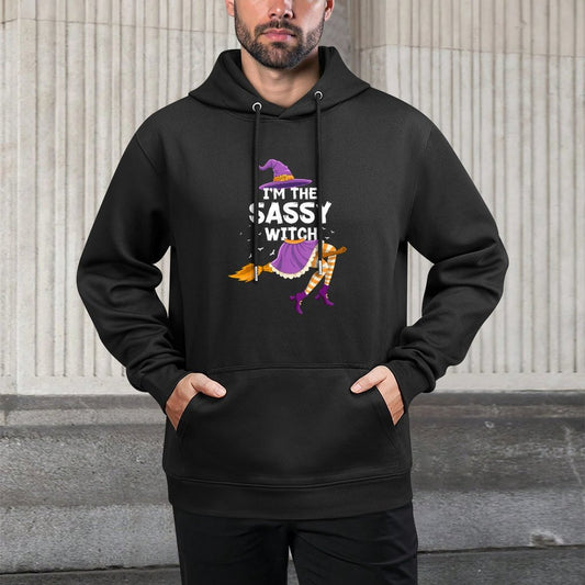 Matching Family Im The Sassy Witch Halloween Girls Women Versatile Streetwear Hoodie