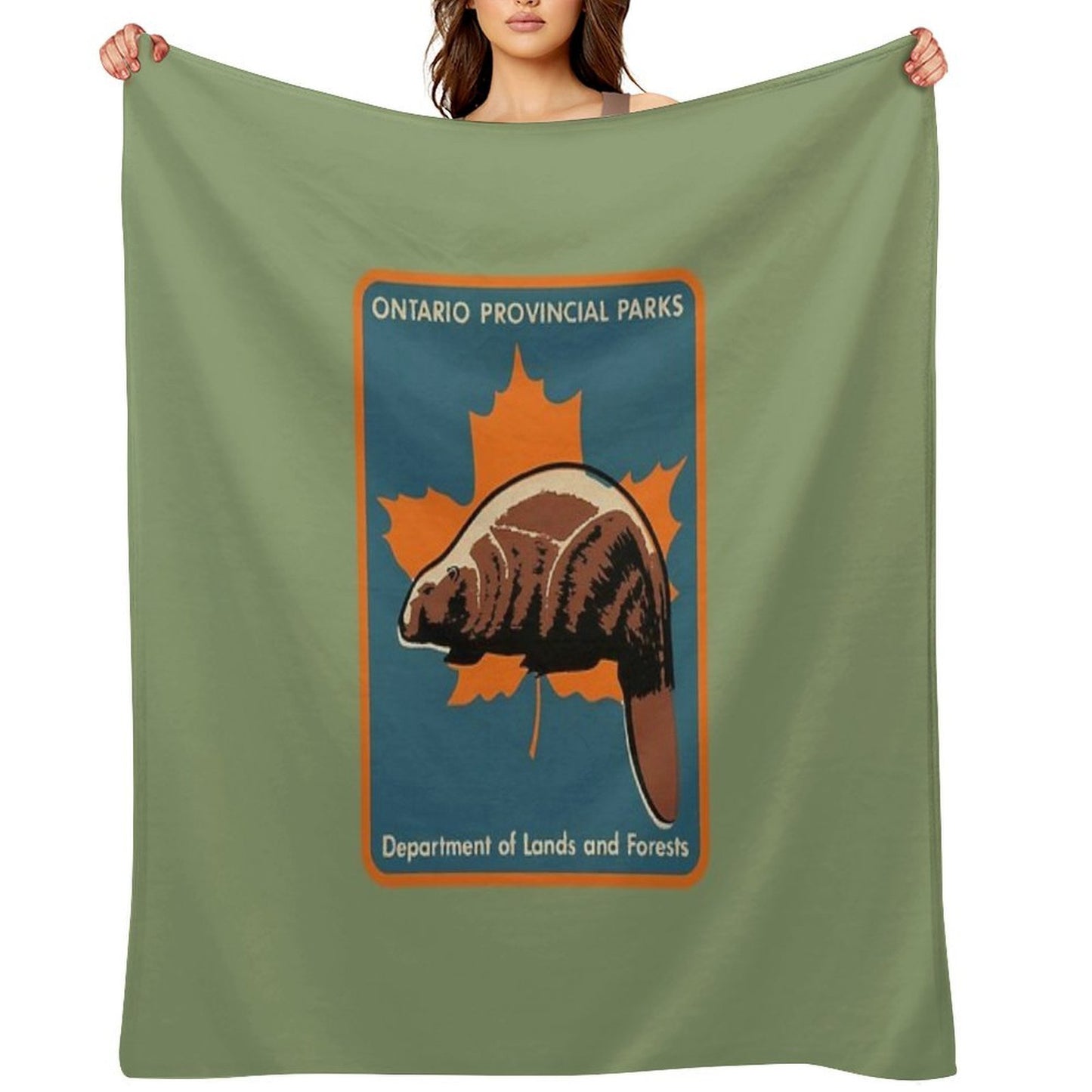 Ontario Provincial Parks Throw Blanket